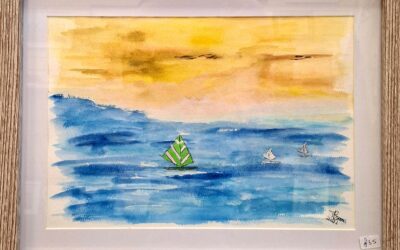 Sunset Sailboats